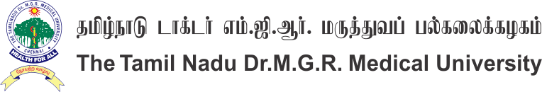 The Tamil Nadu Dr.MGR Medical University, Chennai, Tamil Nadu.